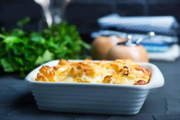 Gratin de fenouil et chou-fleur à l’éclat méditerranéen