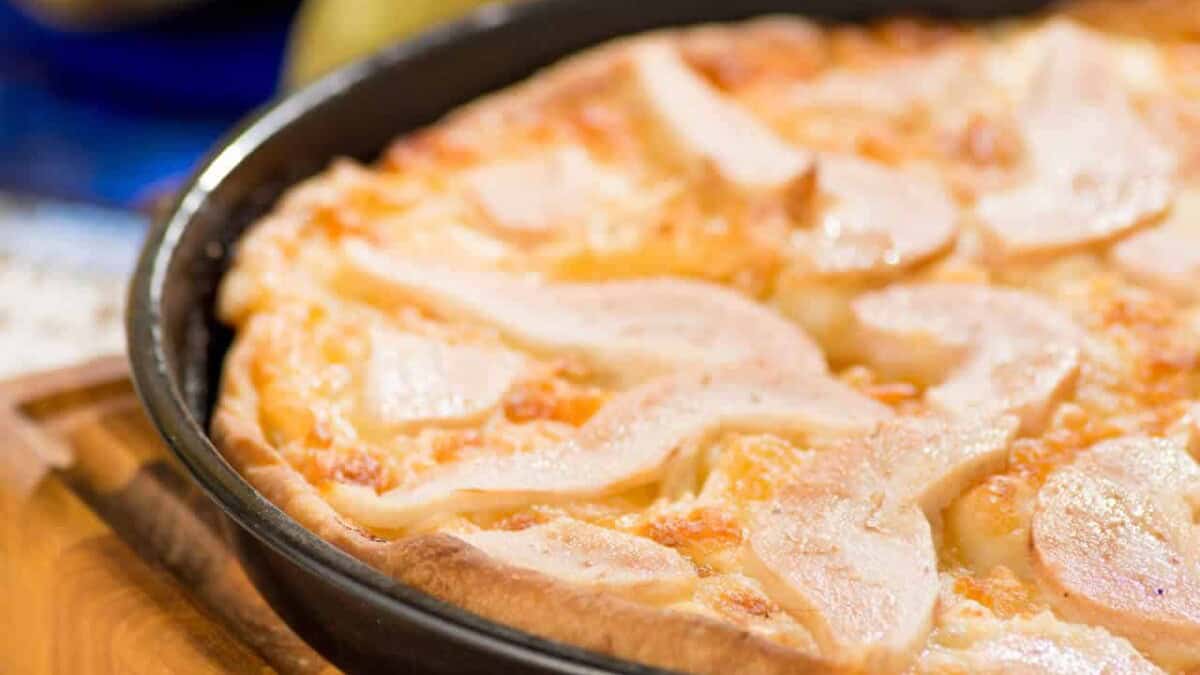 Une merveille sucrée : Flognarde aux poires