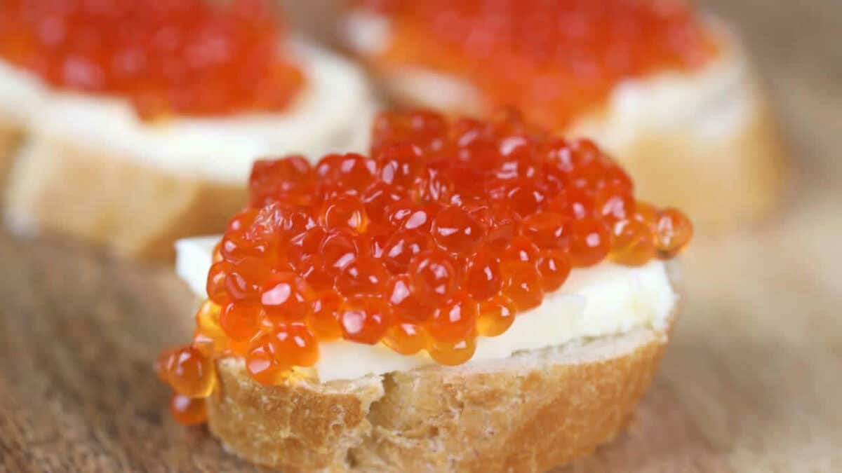 Canapés au caviar : Un apéritif délicieux et succulent