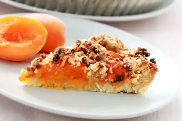 Tarte aux abricots façon crumble Tarte aux abricots façon crumble